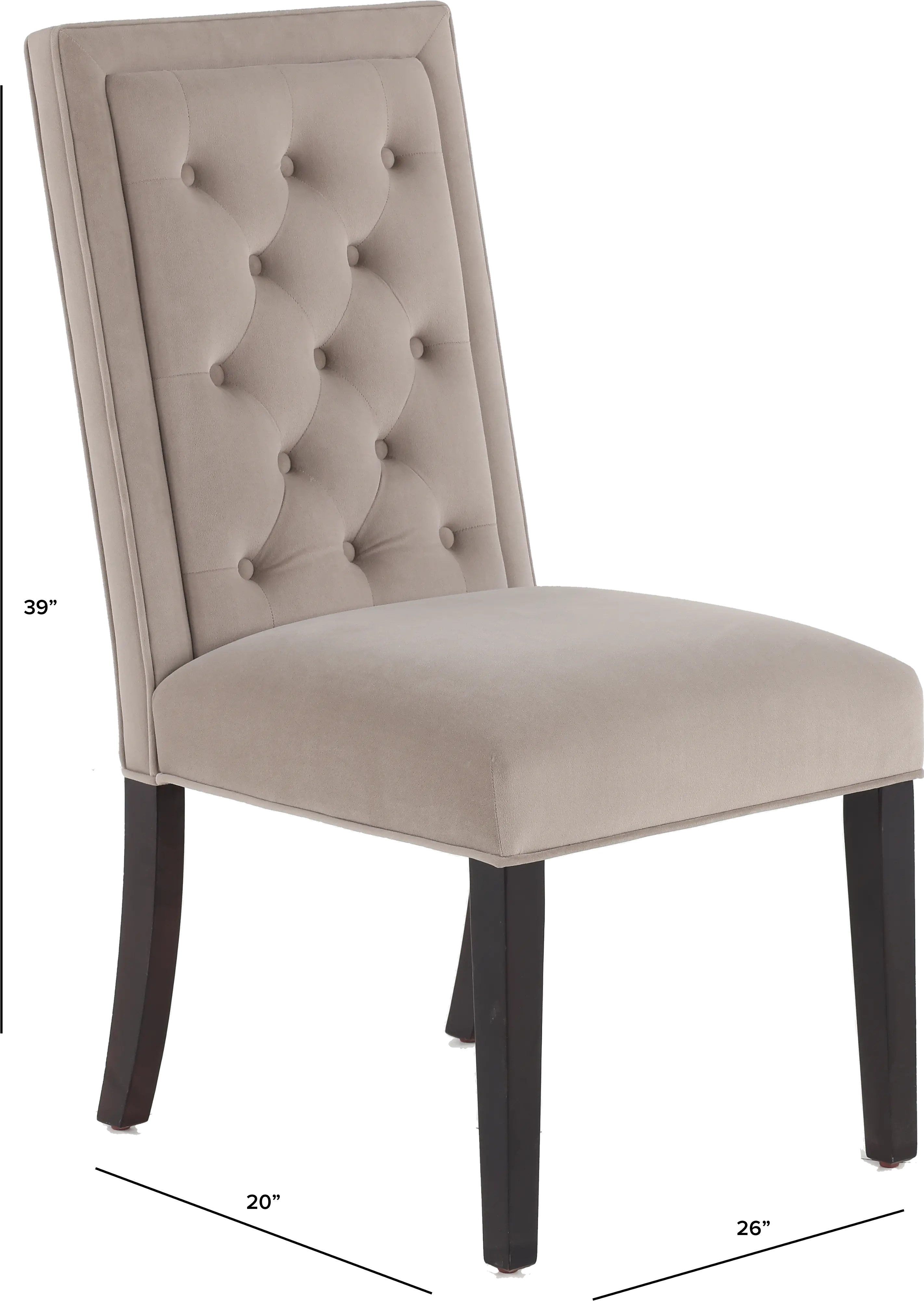 Jayden Gray Upholstered Dining Room Chair