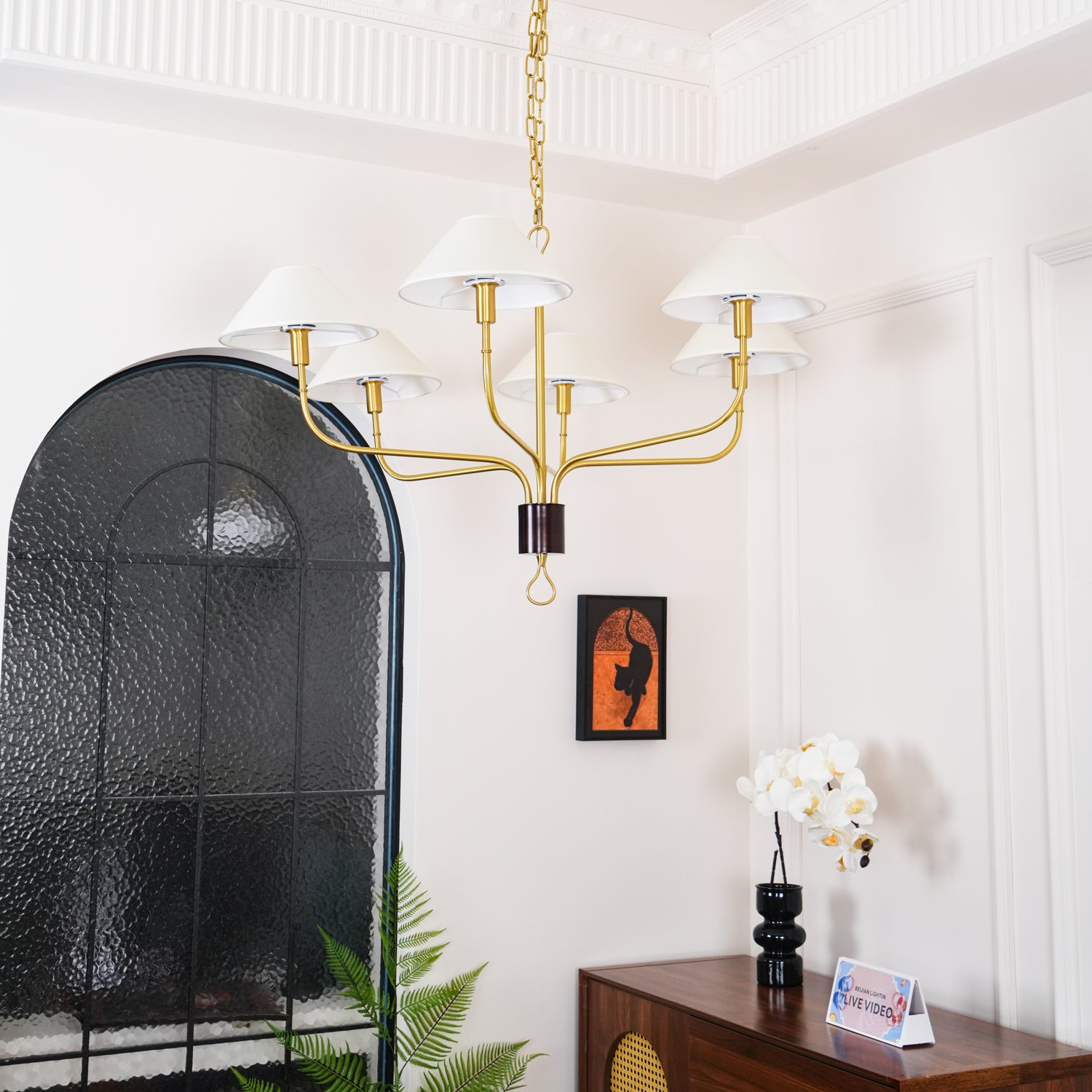 Griffin Staggered Tail Chandelier