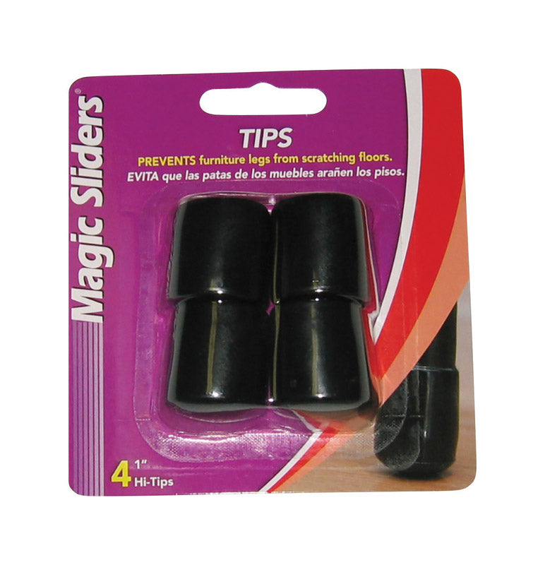 LEG TIP VINYL BLK 1