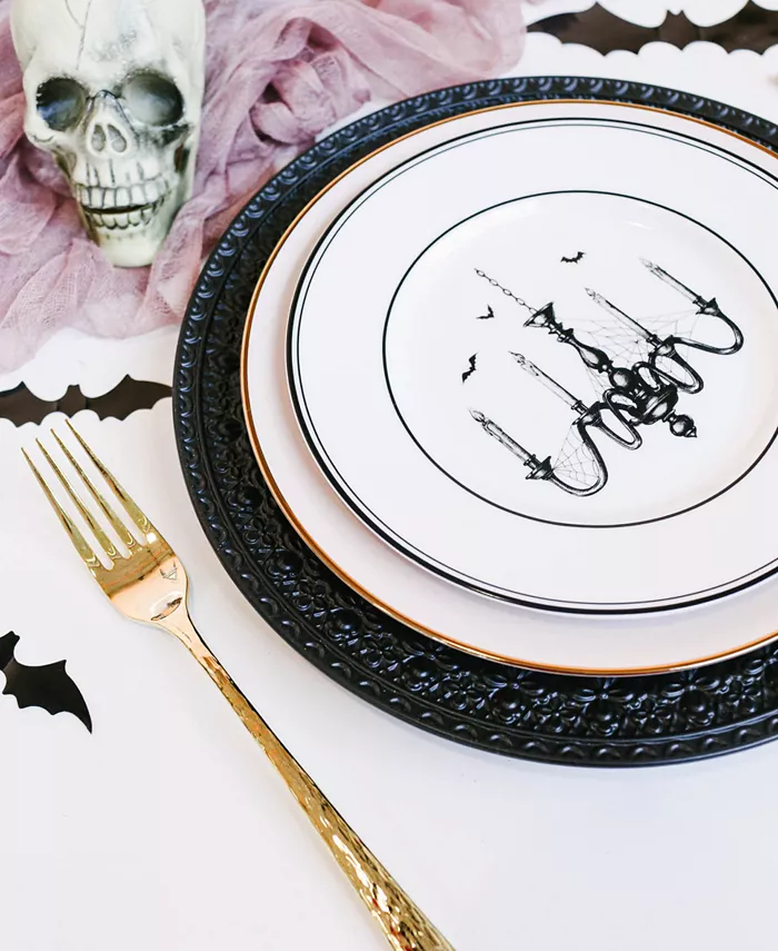 Lenox Vintage Halloween 4-Piece Dessert Plate Set