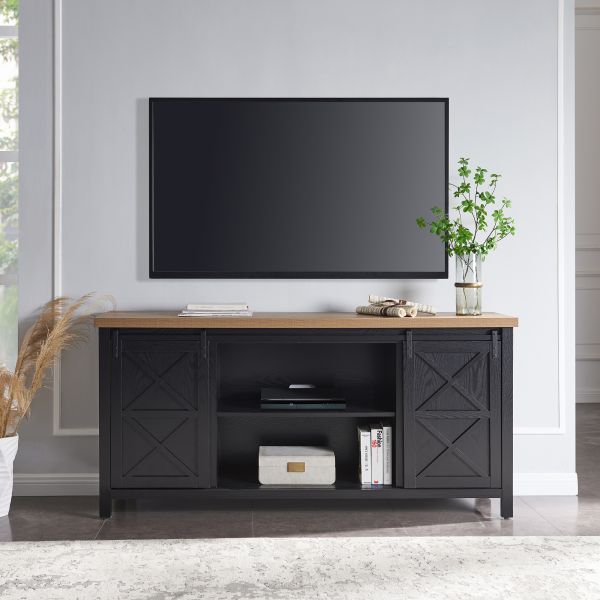 Elmwood Rectangular TV Stand for TV's up to 75