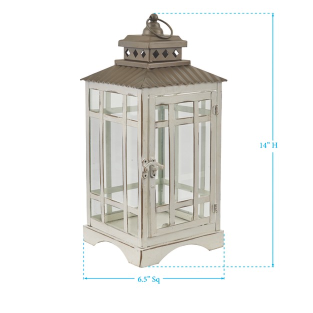 Park Designs White Lantern Large