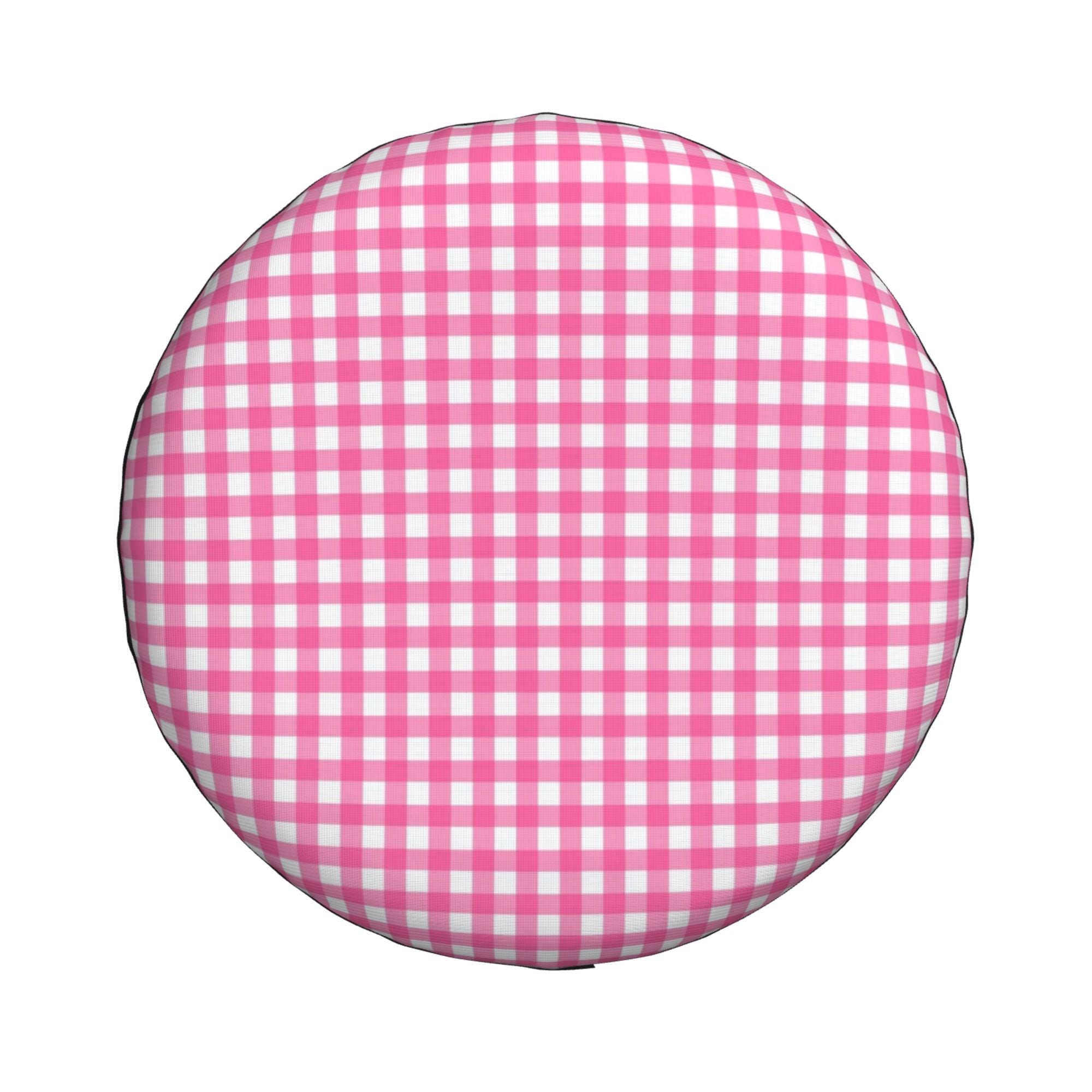 XMXY Checked Gingham Spare Tire Cover，Universal Waterproof Cover for Jeep RV Tire Wheel Protection 16 inch