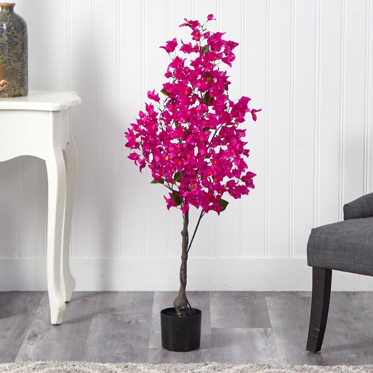 4’ Bougainvillea Artificial Tree | Vibrant & Lifelike Floral Décor