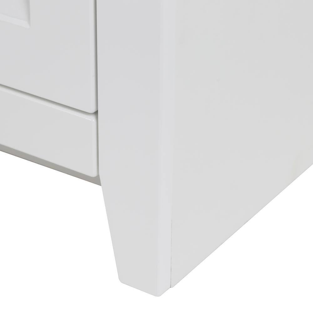 Home Decorators Collection Ridge 48 in. W x 21.6 in. D x 34 in. H Bath Vanity Cabinet without Top in White RG48-WH