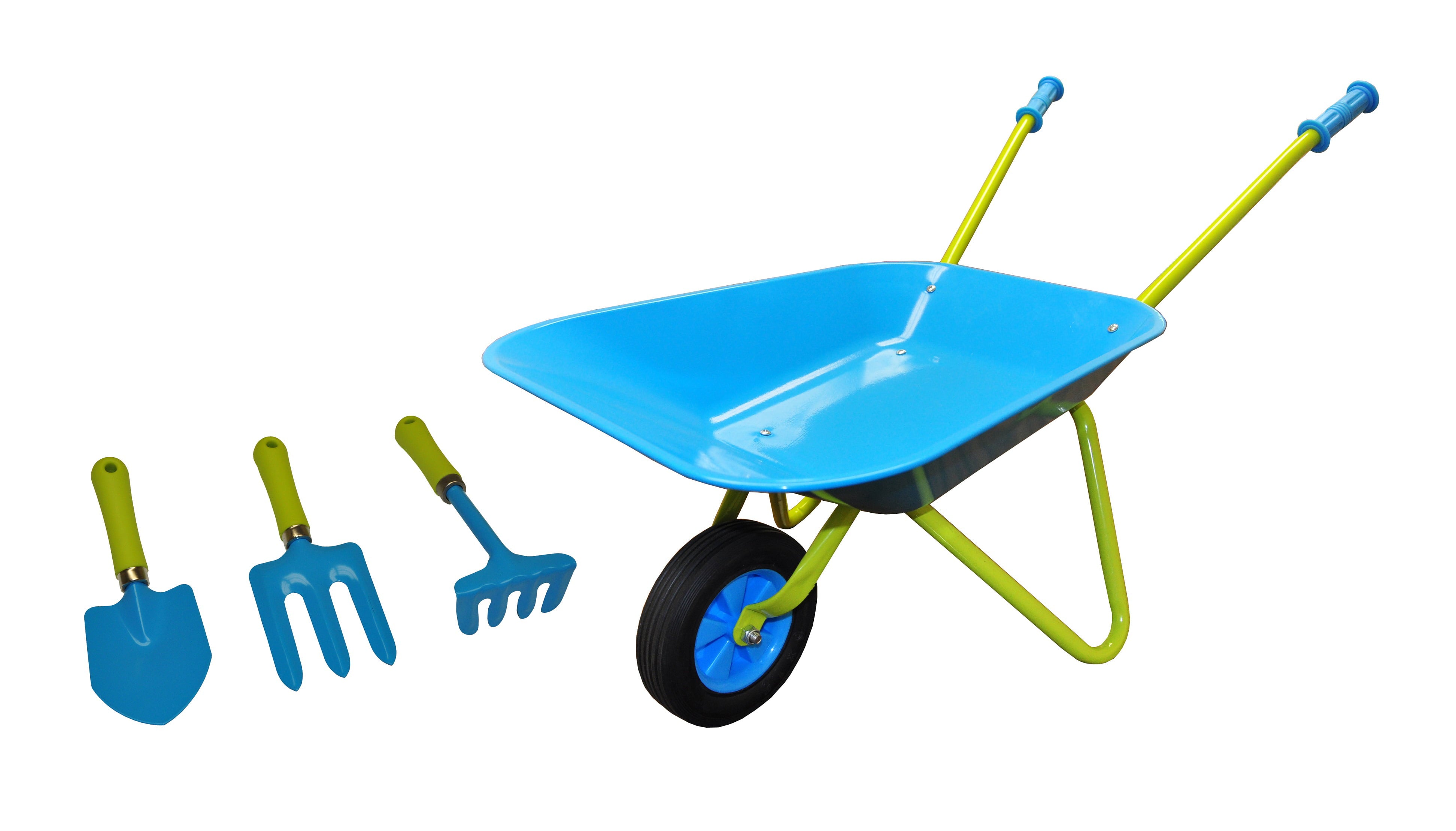 G and F Products Kids Wheelbarrow 10041 JustForKids， garden fun， 3+Years Old