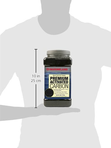 Marineland Black Diamond Premium Activated Carbon 40 Ounces， Filter Media for Aquariums