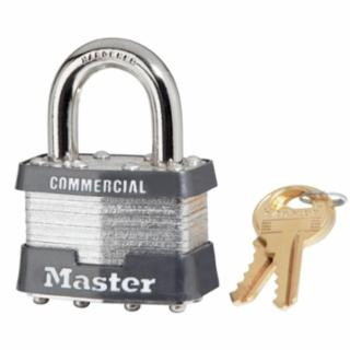 Master Lock 470 1DCOM 4 Pin Tumbler Safety Padlock...