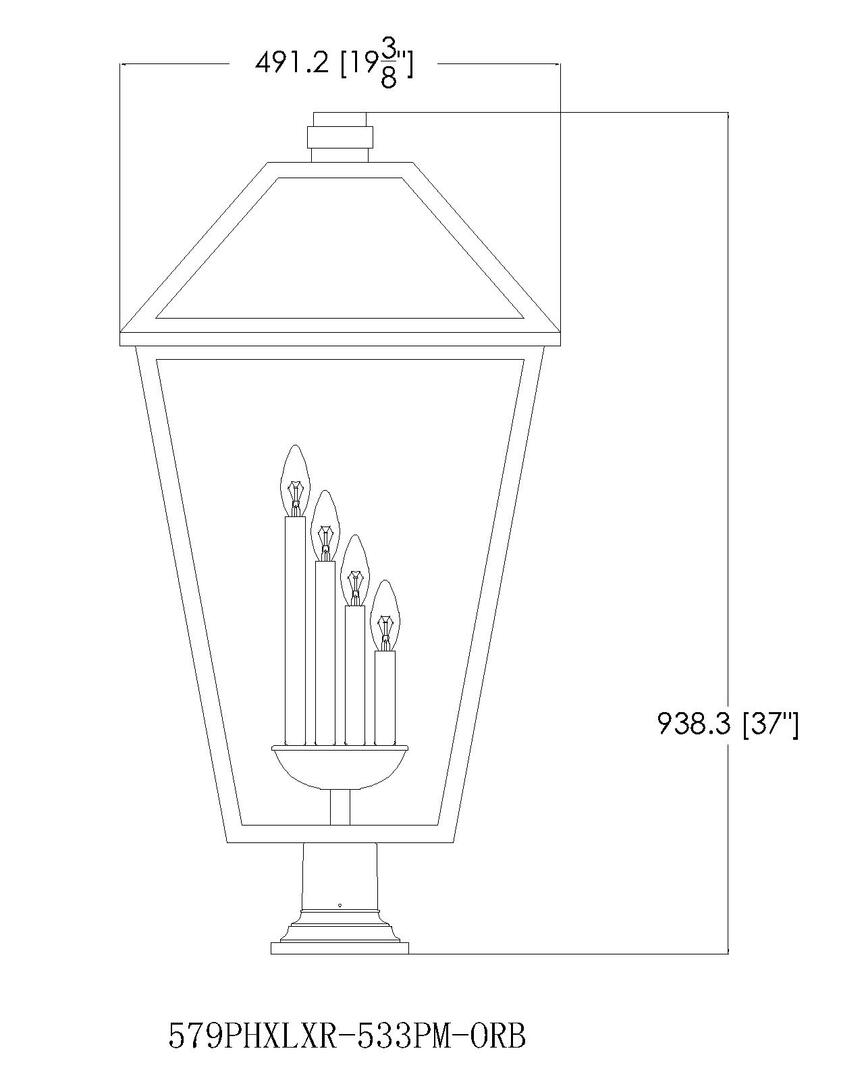 Z-Lite 579PHXLXR533PMORB