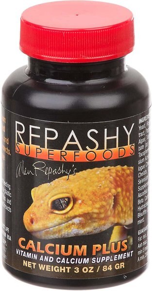 Repashy Superfoods Calcium Plus Reptile Supplement， 3-oz bottle