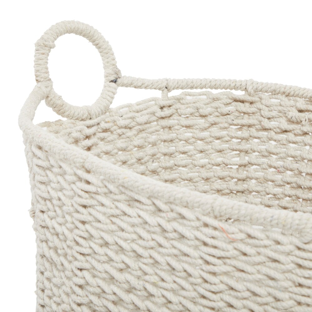 Cotton Bohemian Storage Basket