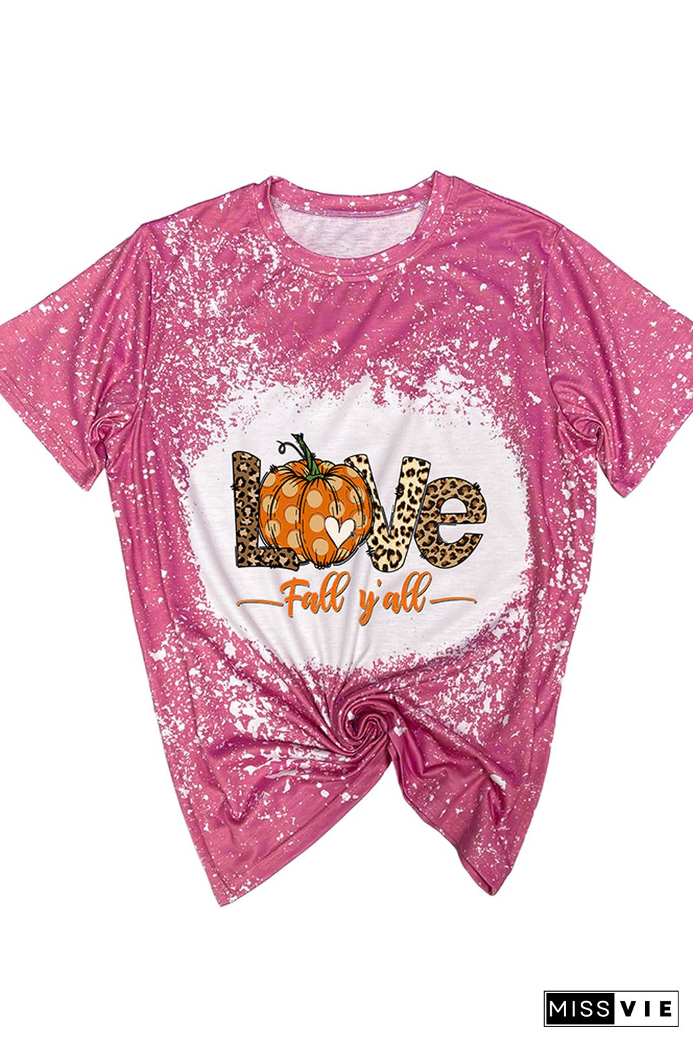 Love Fall Y'All Pumpkin Graphic Tee Wholesale