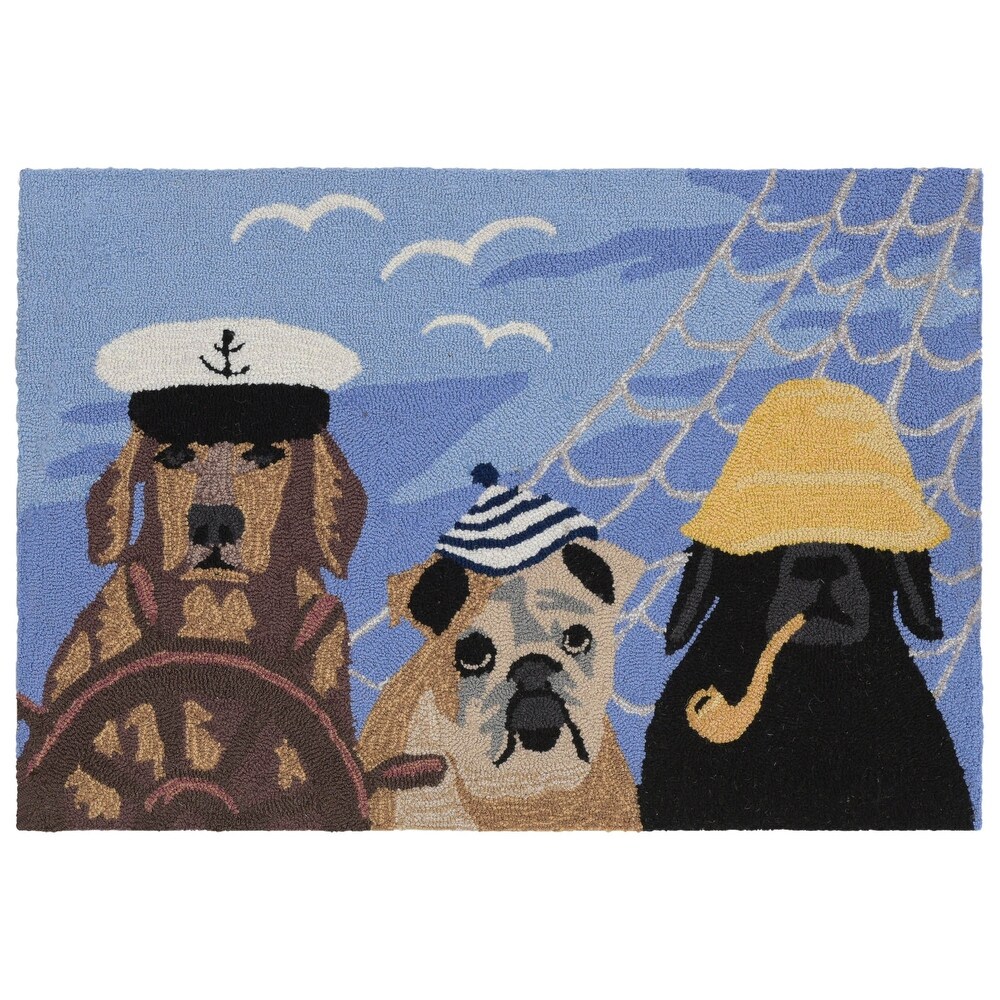 Liora Manne Frontporch Arrf Ye Mateys Indoor/Outdoor Rug