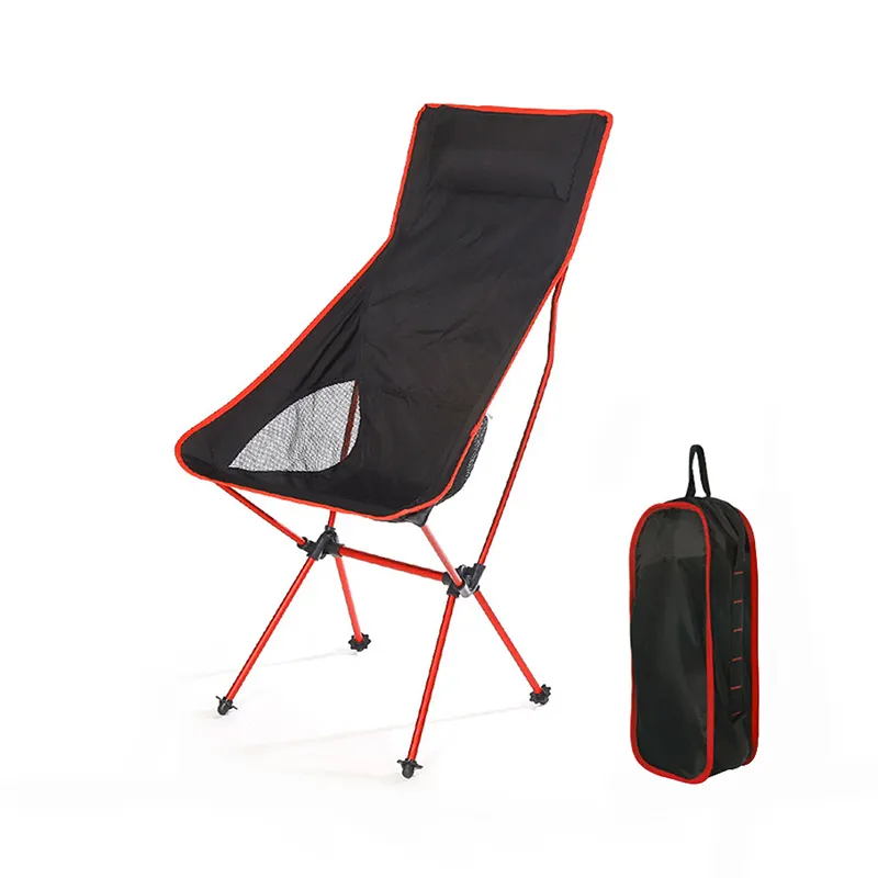 High quality Lightweight portable chair for camping hiking and tenting 7075 aluminium and oxford cloth