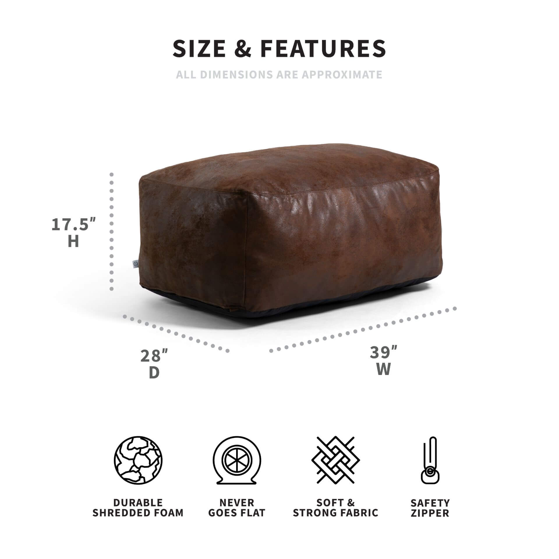 Nestle Loveseat Ottoman