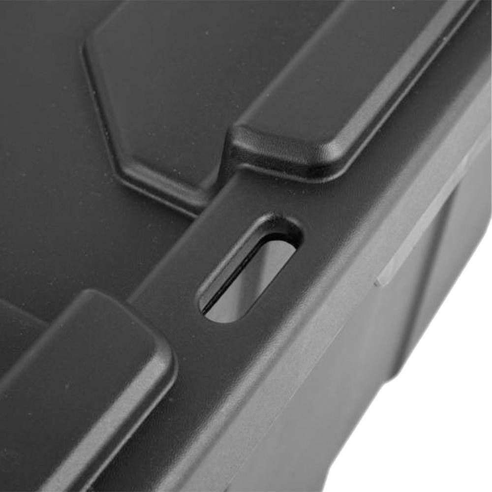 Sterilite Durable Rugged Industrial 15 Gal. Storage Bin in Black (6-Pack) 6 x 14649006