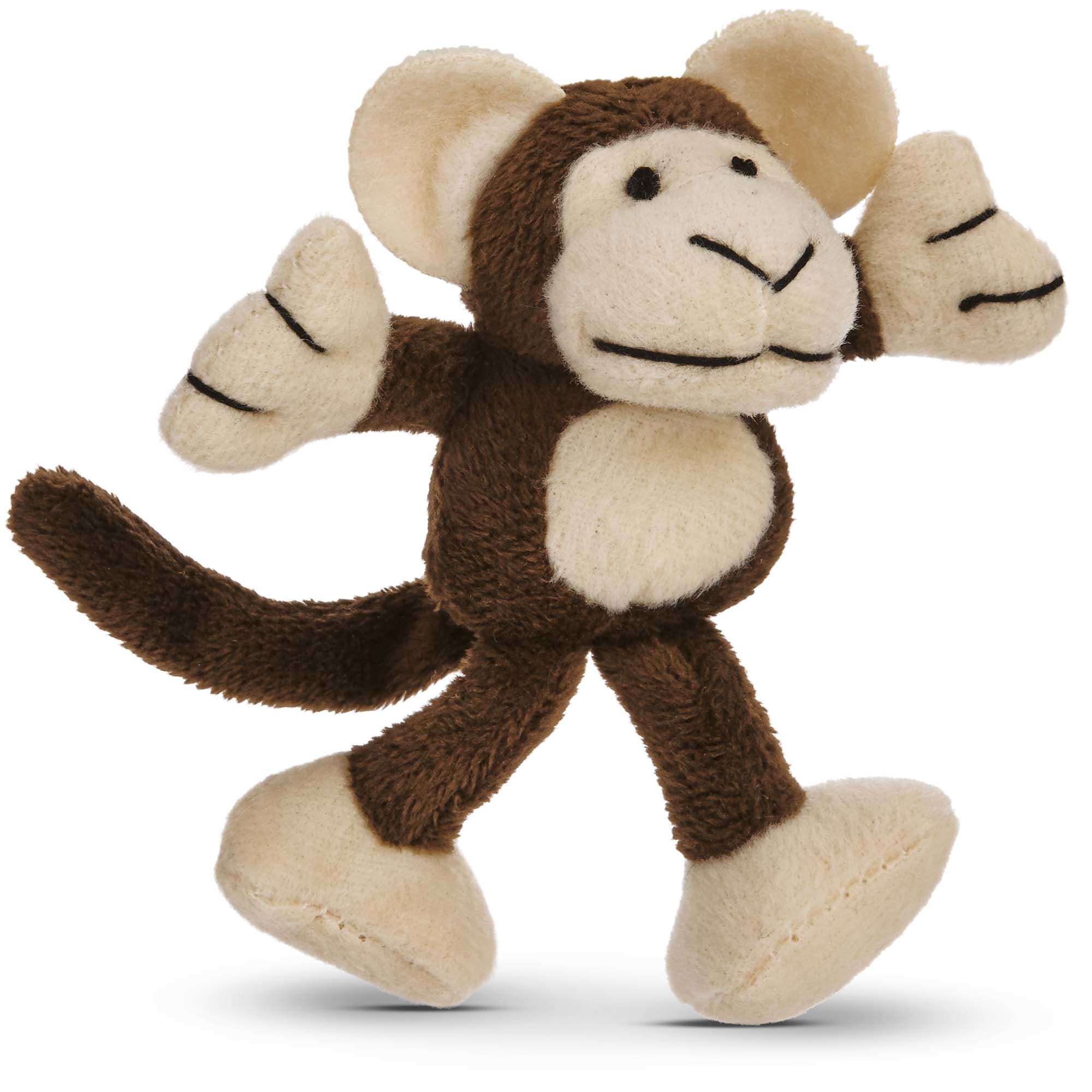 Leaps  Bounds Cuddle Monkey Catnip Cat Toy， 4.5 Length