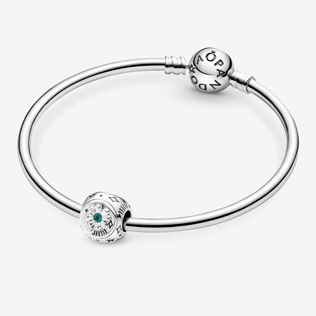 PANDORA  Clover, Horseshoe & Ladybird Three-sided Charm