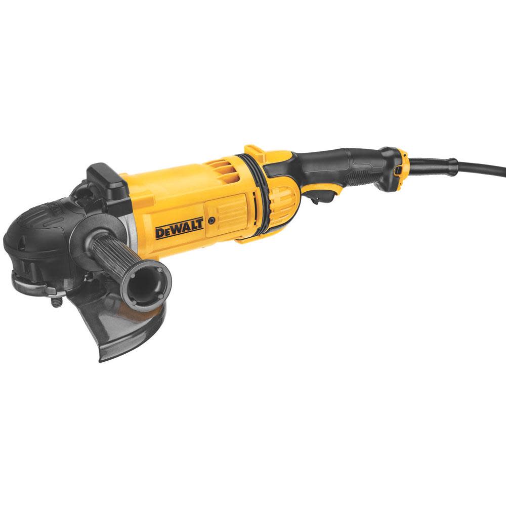 9 In. 6，500 rpm 4.7 HP Angle Grinder No-Lock， Cover ;