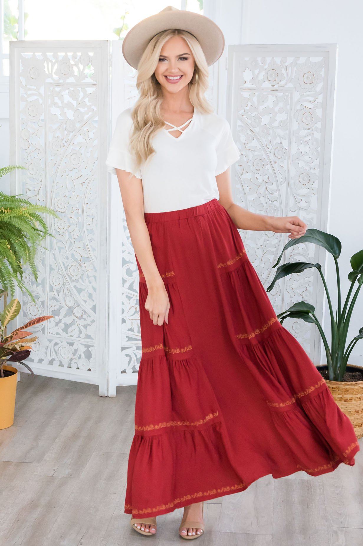 Perfect Day Modest Maxi Skirt