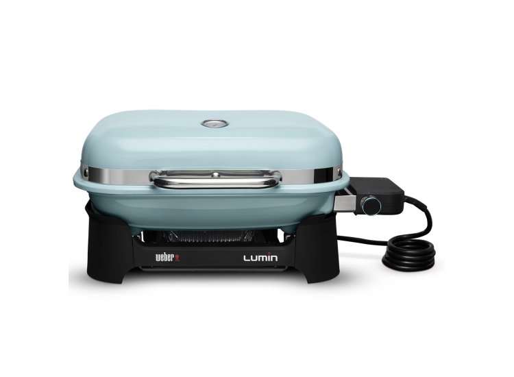 Weber Ice Blue Lumin Compact Electric Grill