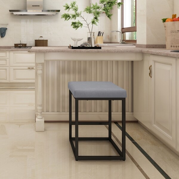 Modern Set of 2 Backless Bar Stools