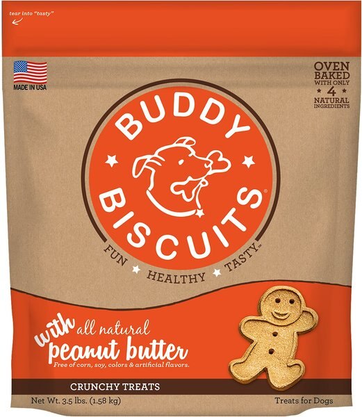 Buddy Biscuits Original Oven Baked with Peanut Butter Dog Treats