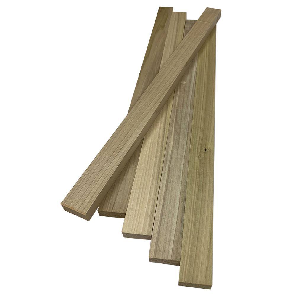 Swaner Hardwood 1 in. x 2 in. x 6 ft. Poplar S4S Board (4-Pack) OL04011672PO