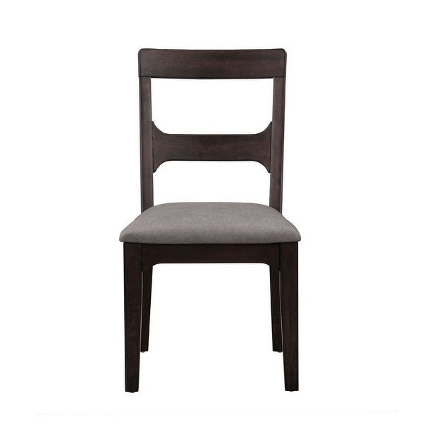 Arlo 22 Inch Mango Wood Dining Chair with Open Backrest， Brown - 77 L X 19 W X 36 H Inches