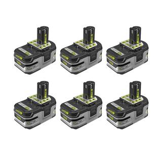 RYOBI ONE+ 18V 3.0 Ah LITHIUM+ HP Batteries (6-Pack) P191K6