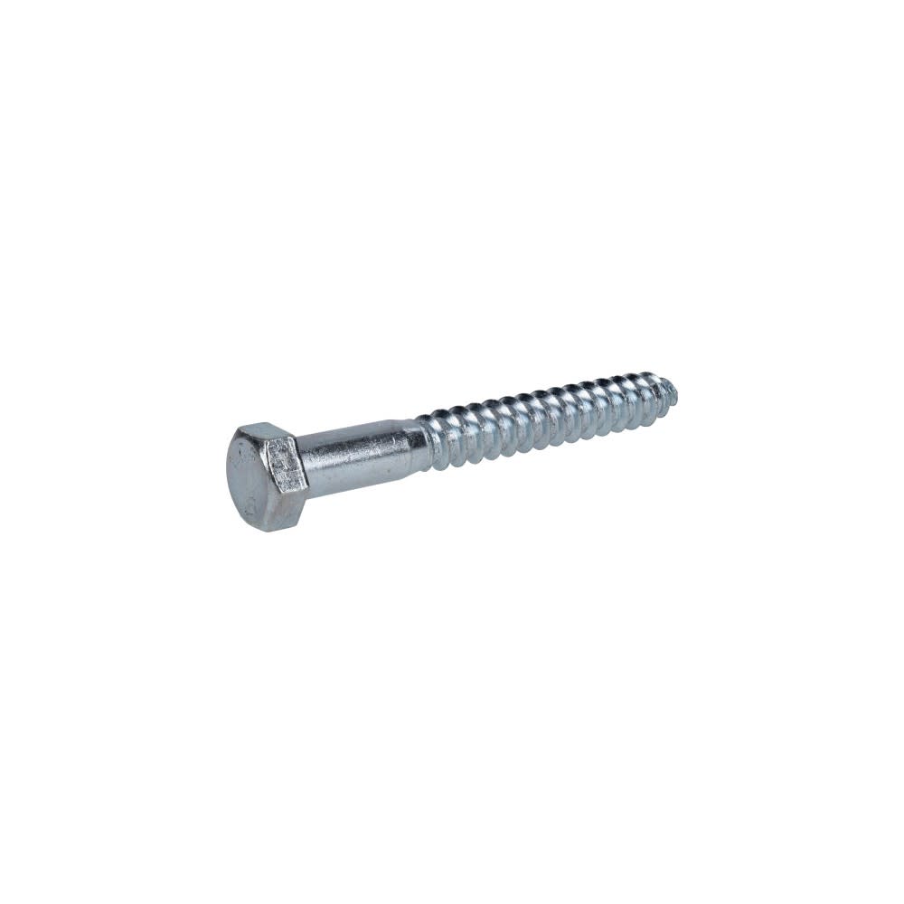 Hillman 1/2-13 x 4 Zinc Hex Lag Screw 25pk