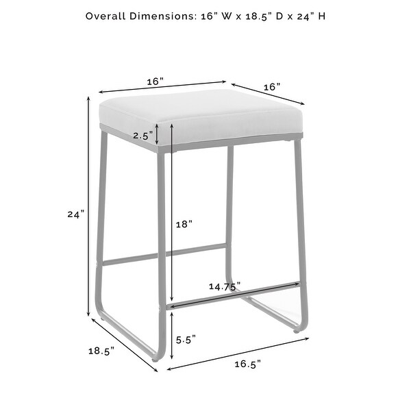 Beckett 2Pc Counter Stool Set - 16 