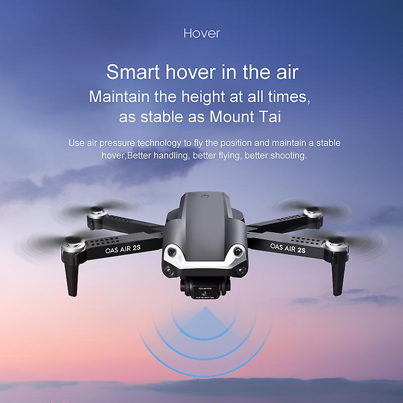 Obstacle Avoidance Drone Four-axis Aerial Photography Aircraft Fixed Height Dual-lens 4k Aerial Photography Toy Drone Folding Aircraft