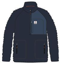 Offgrid 2.0 1/2 Zip Recycled Sherpa Fleece - Rich Navy