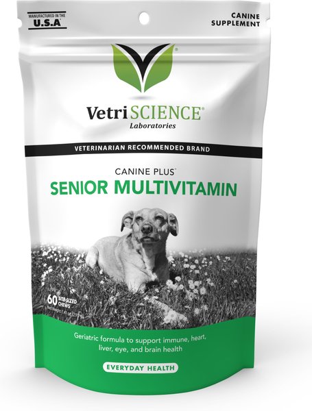 VetriScience Canine Plus Soft Chew Multivitamin for Senior Dogs