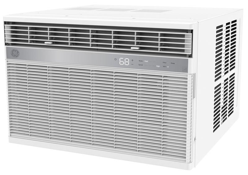 GE ADA ENERGY STAR 18，300 BTU 230/208 V White Smart Electronic Window Air Conditioner For Extra-Large Rooms