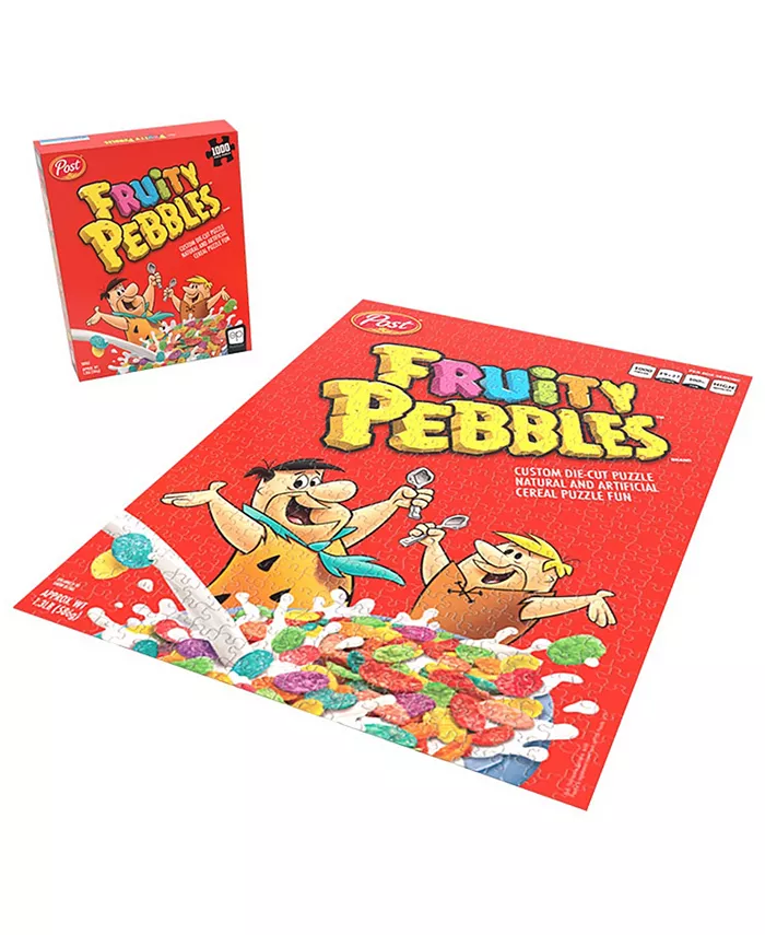 University Games Usaopoly Post Cereal Fruity Pebbles Puzzle  1000 Pieces