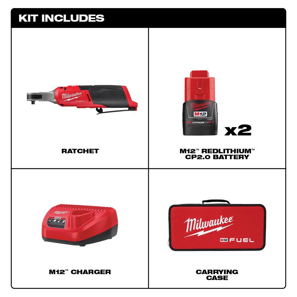 Milwaukee M12 FUEL 1/4