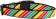 Mirage Pet 125-043 CT Striped Rainbow Nylon Cat Collar