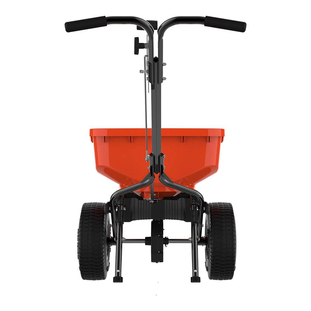 ECHO 85 lbs. Capacity Winter Stainless Steel Pro Broadcast Spreader for Rock Salt and Ice Melt with Hopper Grate and Cover RB-85W