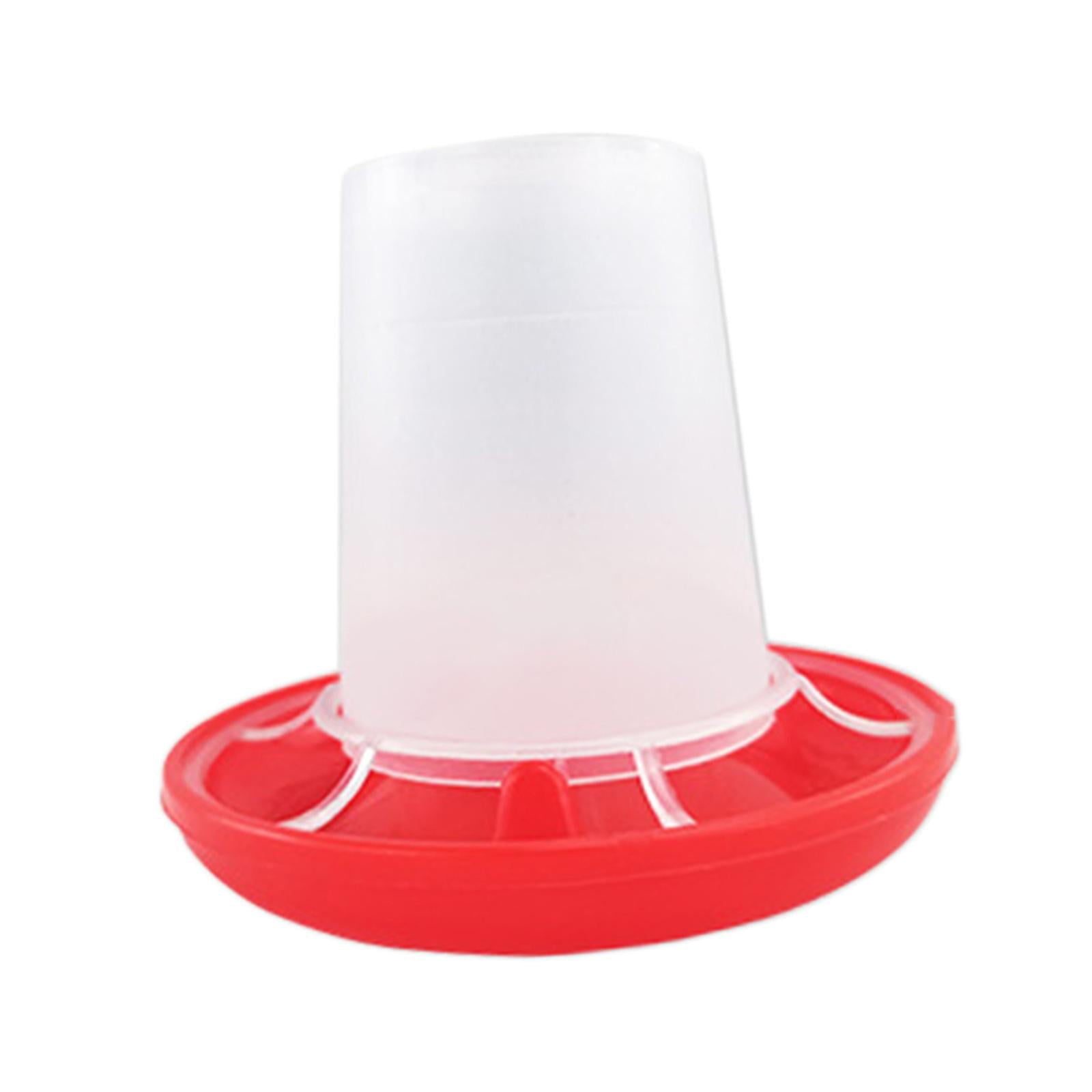 Chicken Feeder， Self-closing Bucket Stable Easy to Install Practical Portable Feeding