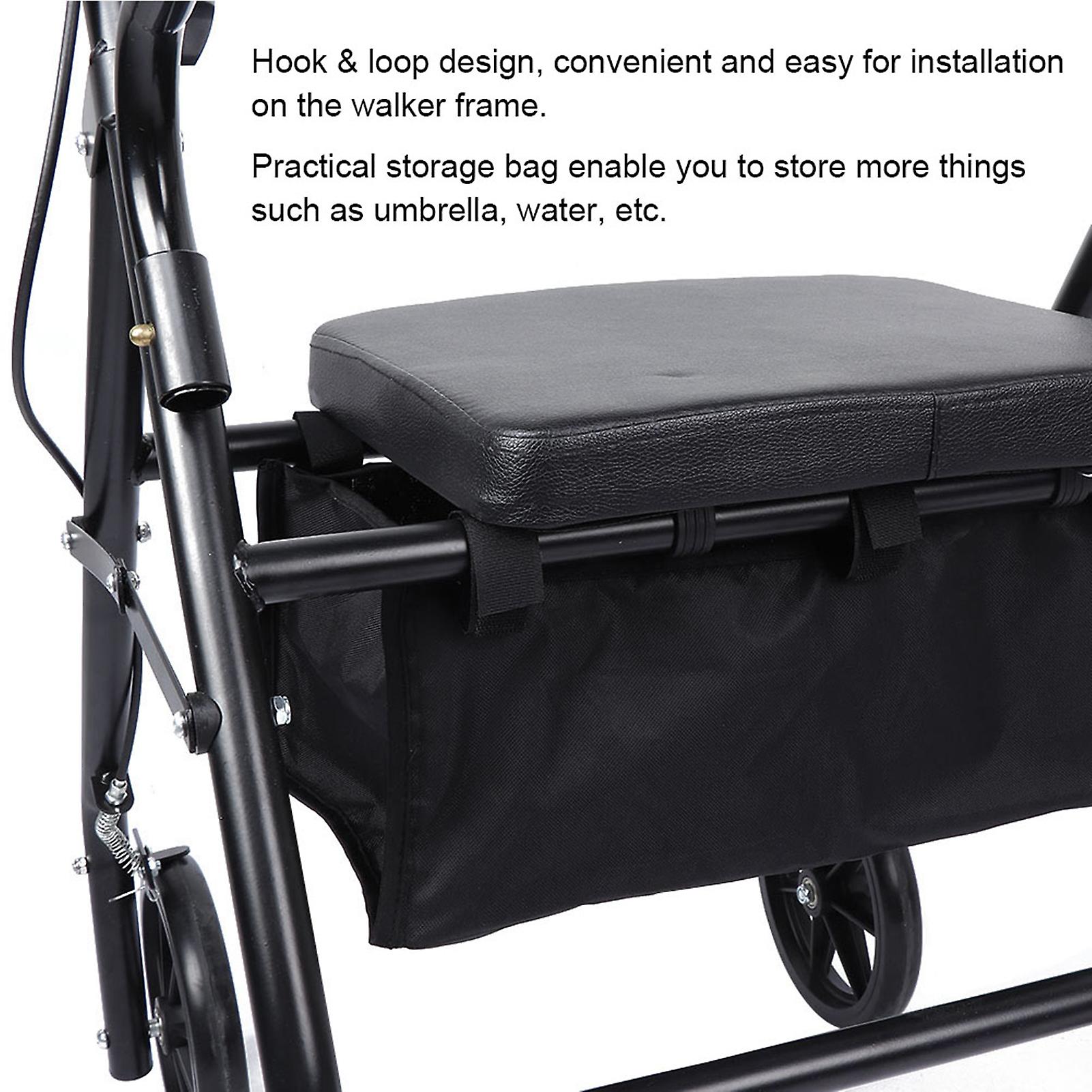 4 Wheeled Walker Rollator Wheelchair Frame Replacement Storage Bag