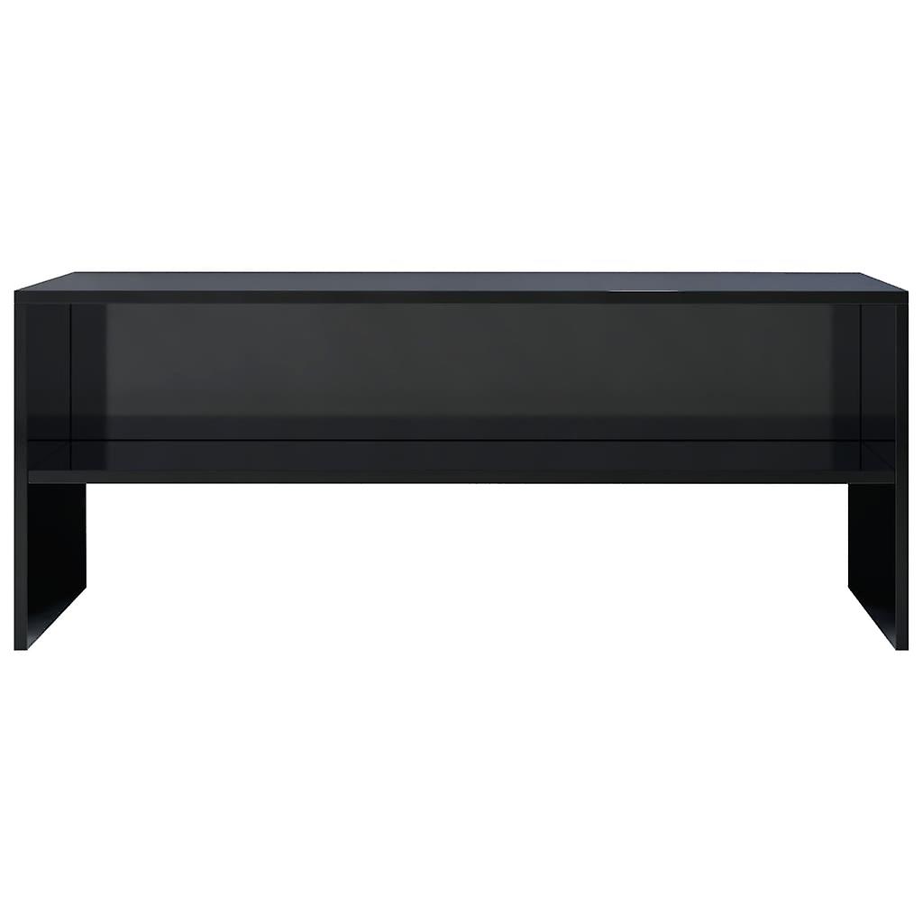 Tv Cabinet High Gloss Black 100x40x40 Cm Engineered Wood