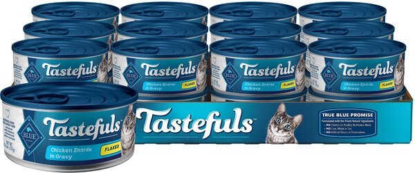 Blue Buffalo Tastefuls Chicken Entrée in Gravy Flaked Wet Cat Food