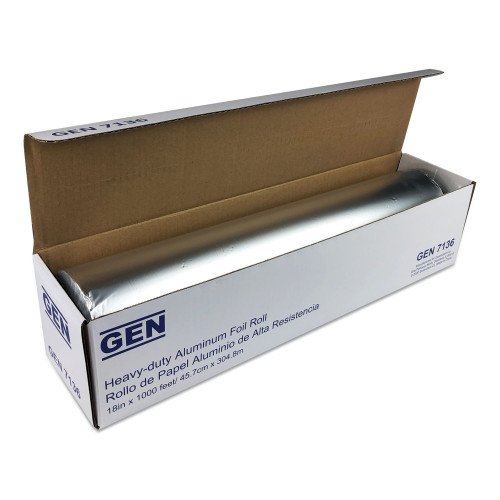 GEN Heavy-Duty Aluminum Foil Roll， 18