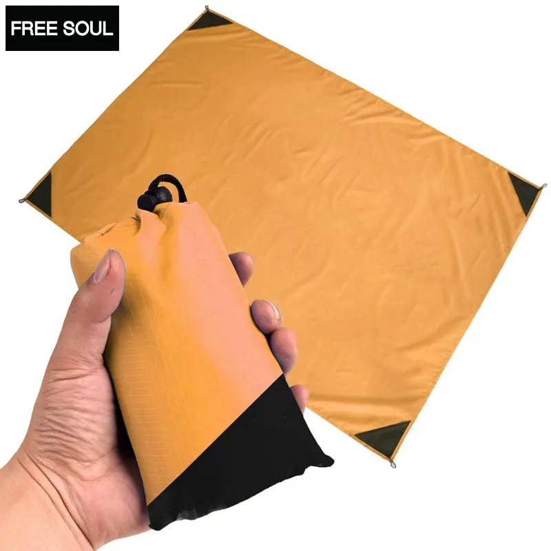 Portable Picnic Mat Lightweight Beach Pocket Blanket Compact sea Blanket for Picnic Camping Hiking Waterproof Sand Free Mat