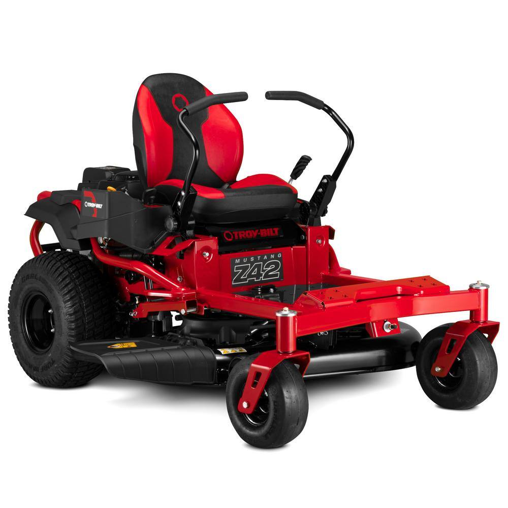 Troy-Bilt Mustang 42 in. 22 HP V-Twin Kohler 7000 Series Engine Dual Hydrostatic Drive Gas Zero Turn Riding Lawn Mower Mustang Z42