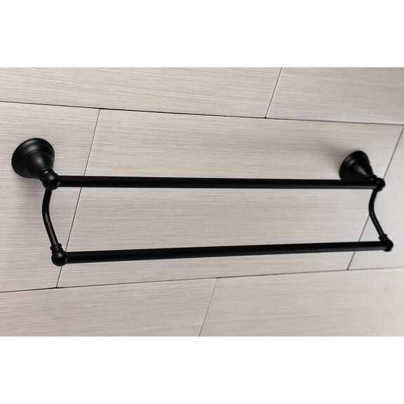 Kingston Brass Royale 24 Inch Dual Towel Bar  Matt...