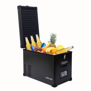 Edendirect 47 qt. Chest Cooler in Black Freezer Fridge Cooler Cooling From -7.6F to 50F HZJYDOECRBK06