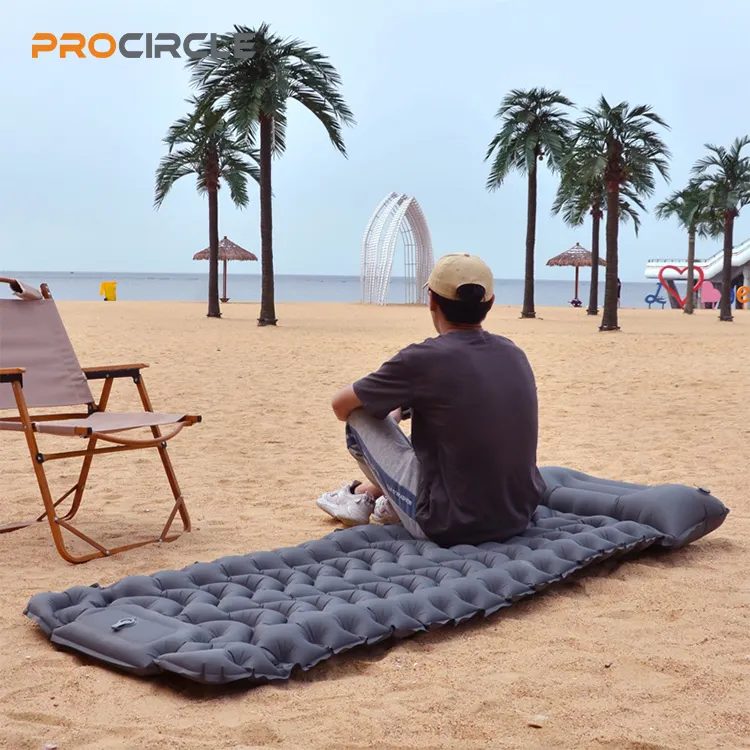 Outdoor Sleeping Pad Lightweight Inflatable Air Bed Cushion Sleeping Mat Air Mattress Sleeping Pad For Camping